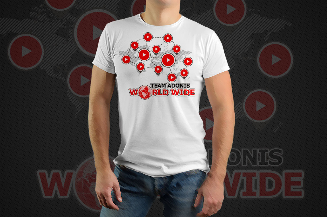 Team Adonis Worldwide T-Shirt Design